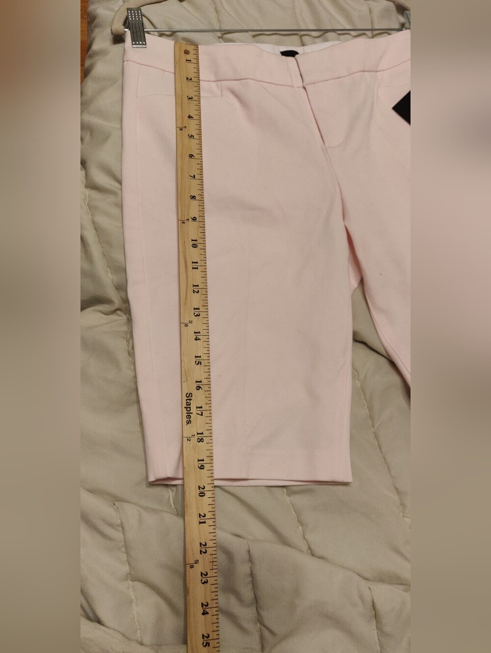 Saks Fifth Avenue Black Label Soft Light Pink Bermuda Shorts NWT - Picture 2 of 11